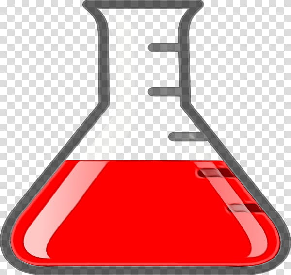 Laboratory Flasks Beaker Erlenmeyer flask Science, Watercolor, Paint, Wet Ink, Laboratory, Chemistry, Volumetric Flask, Experiment transparent background PNG clipart