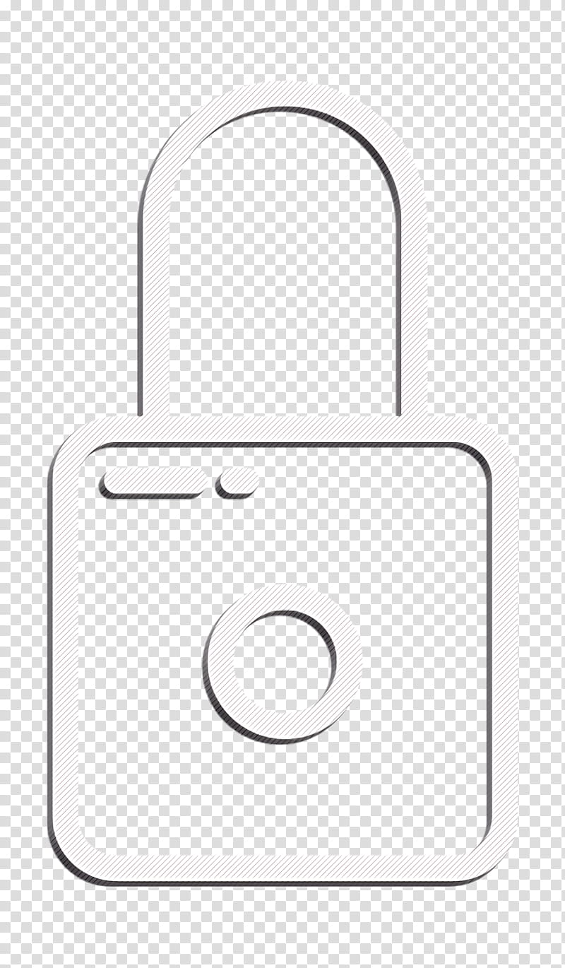 Padlock icon Lock icon UI icon, Symbol, Material Property, Circle, Hardware Accessory transparent background PNG clipart