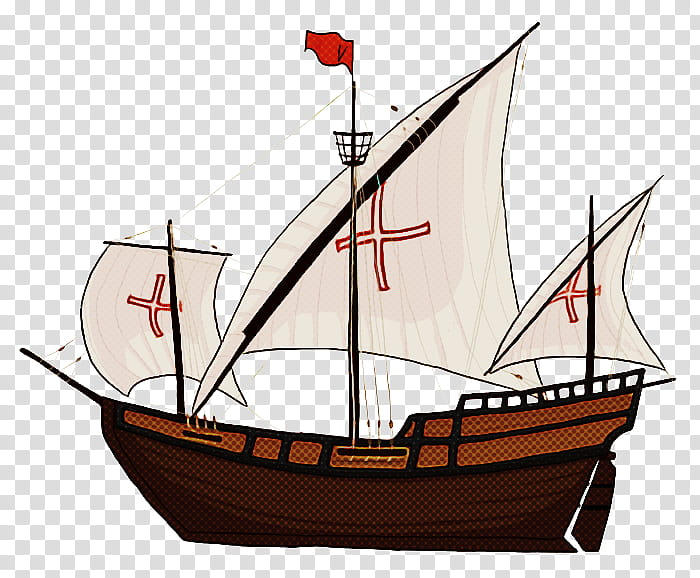 Columbus day, Caravel, Boat, Vehicle, Mast, Sailing Ship, Carrack, Galleon transparent background PNG clipart