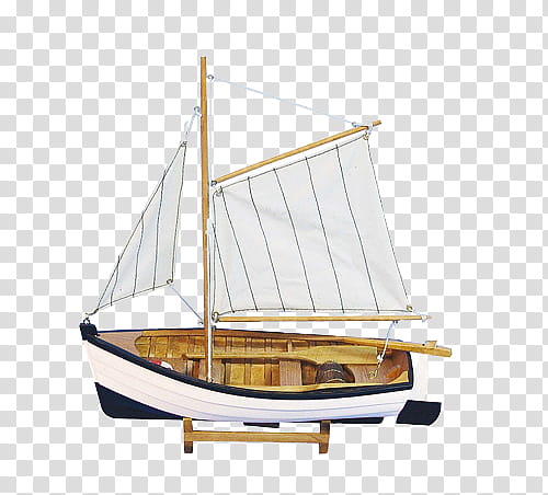 Nautical s, white sail boat miniature transparent background PNG clipart