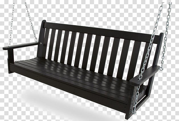 Polywood Vineyard Bench Swing, Outdoor Benches, Garden Furniture, Plastic Lumber, Patio, Chair, Porch, Garden Swings Gliders transparent background PNG clipart
