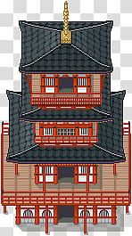 Japanese Pagoda Tiles, pagoda temple illustration transparent background PNG clipart