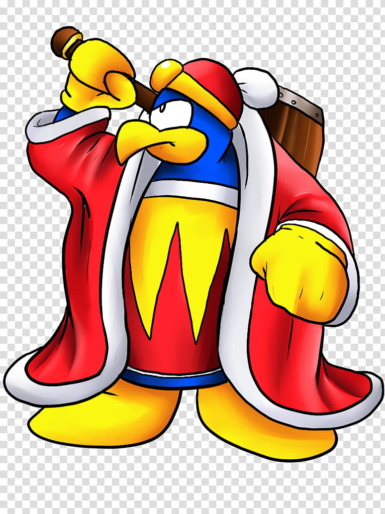 N.v.C Conceptual: King Dedede, blue, red, and yellow anime illustration transparent background PNG clipart