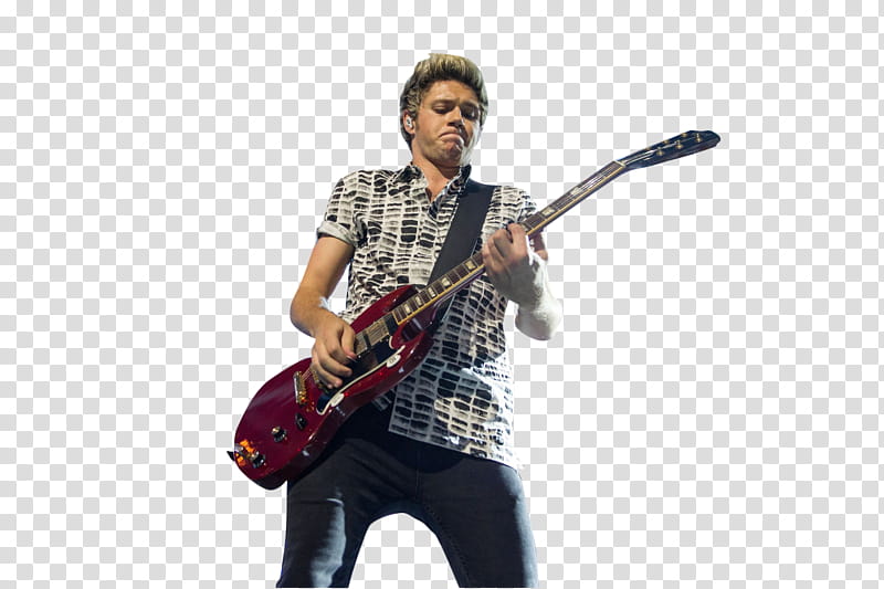 One Direction , man playing guitar transparent background PNG clipart