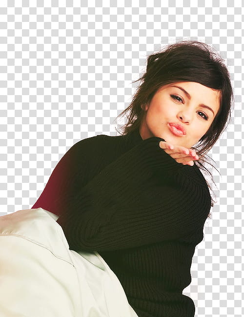 Selena Gomez, Selena Gomez pouting lips transparent background PNG clipart