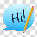 Chatterbox, ChatMessengerAppIcon-x transparent background PNG clipart