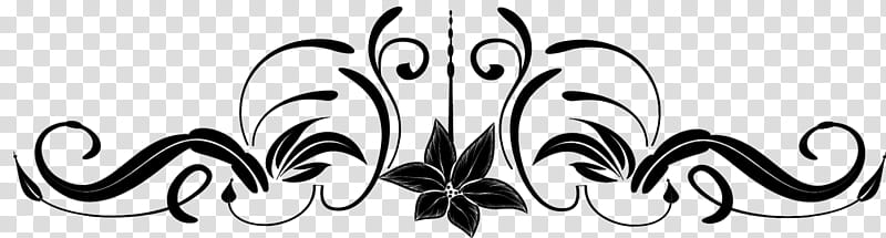 Ornaments shop Cs, black and white flower illustration transparent background PNG clipart