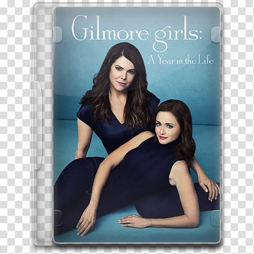 TV Show Icon , Gilmore Girls, A Year in the Life, Gilmore Girls DVD cover transparent background PNG clipart