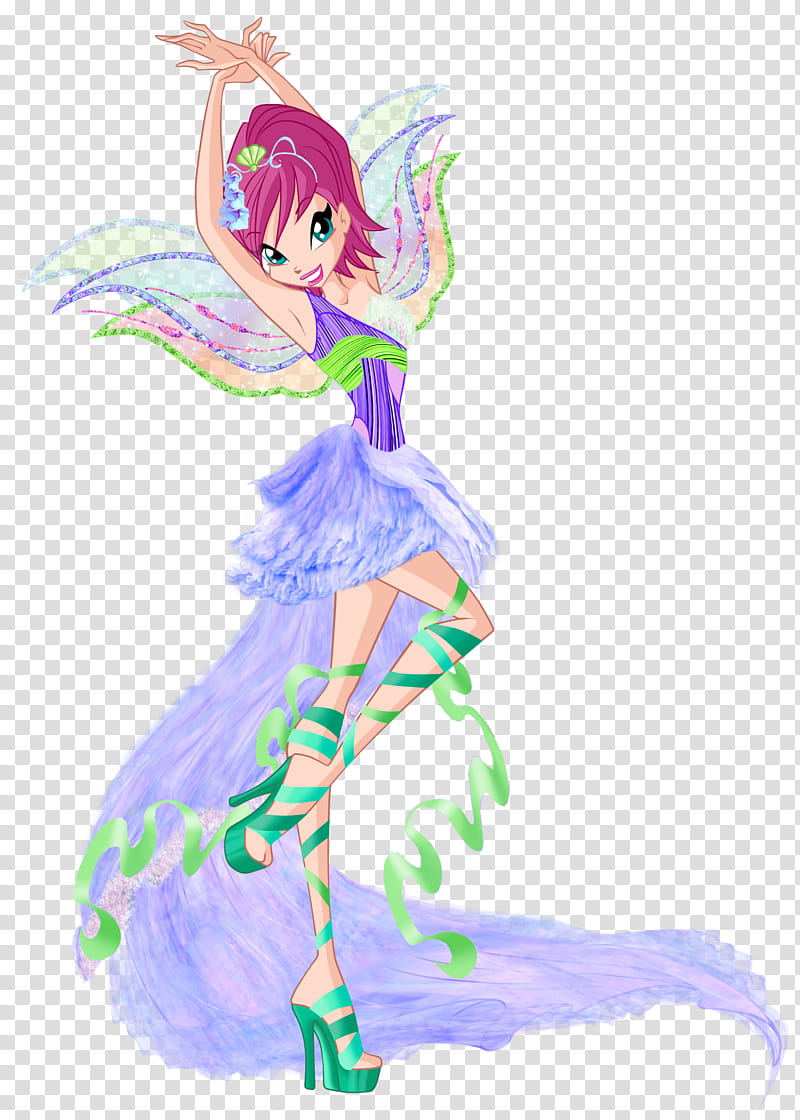 Tecna Harmonix, red haired fairy transparent background PNG clipart
