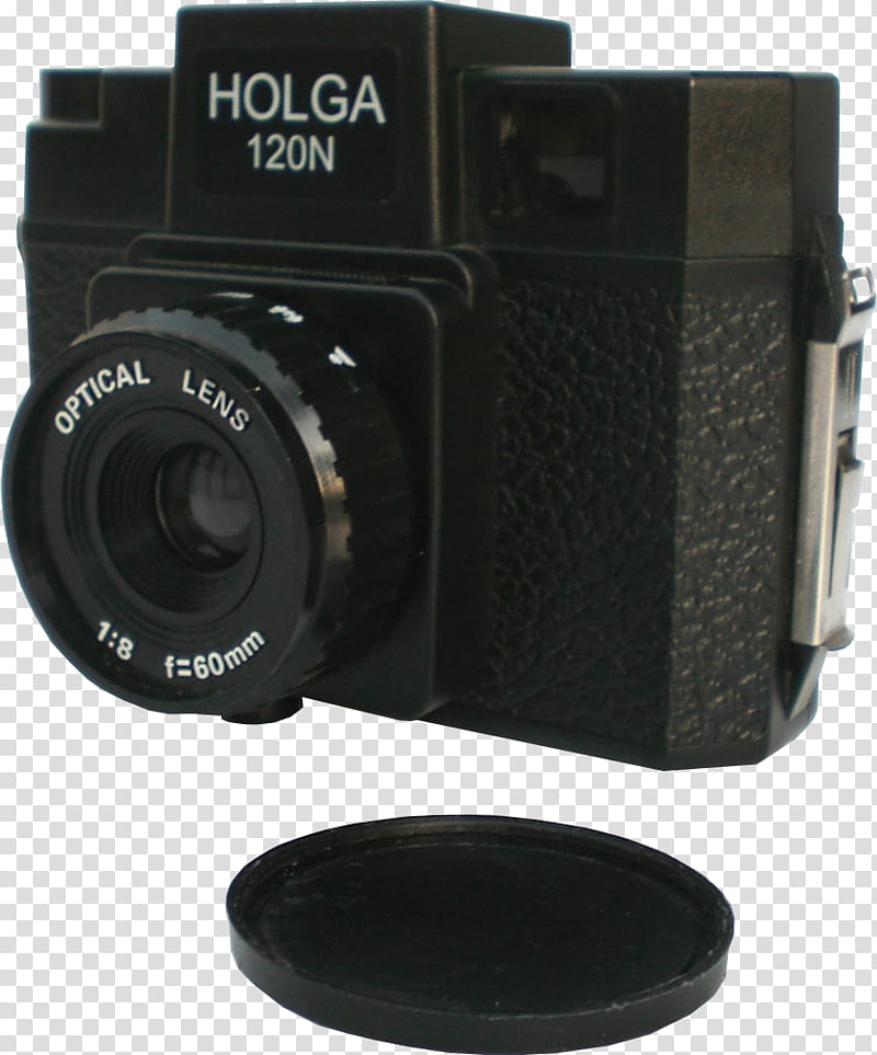 Vintage Camera , black and gray Nikon DSLR camera transparent background PNG clipart