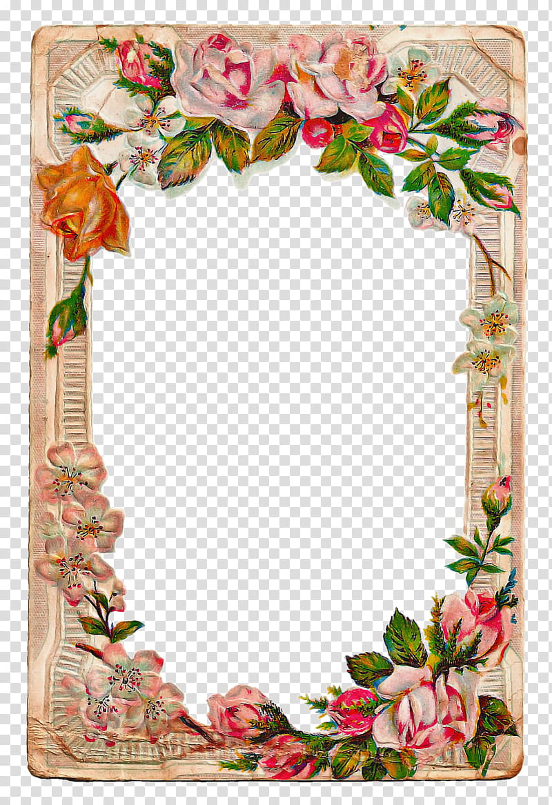 Vintage Floral Frame, Frames, Floral Design, Flower, Rose, BORDERS AND FRAMES, Paper, Scrapbooking transparent background PNG clipart