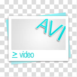 Niome s, AVI folder icon transparent background PNG clipart