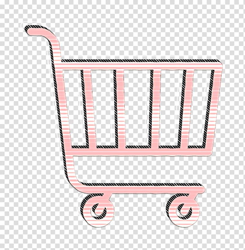 Supermarket icon Online Marketing Elements icon Shopping cart icon, Pink, Vehicle, Baby Products transparent background PNG clipart