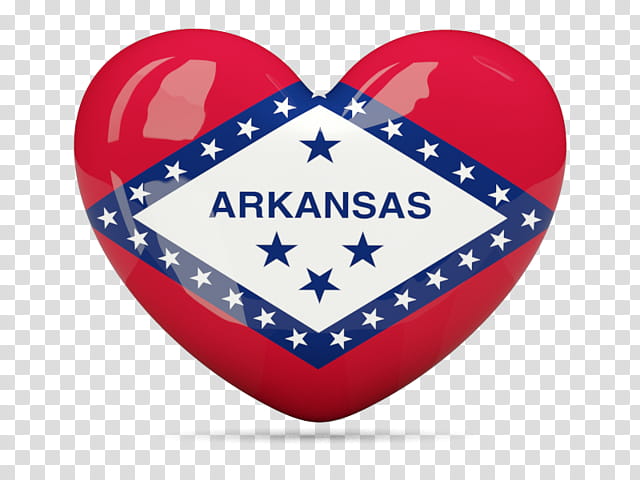 Heart, Flag, Flag Of Arkansas, State Flag, Annin Co, Us State, Flag Of The United States, Nylon transparent background PNG clipart