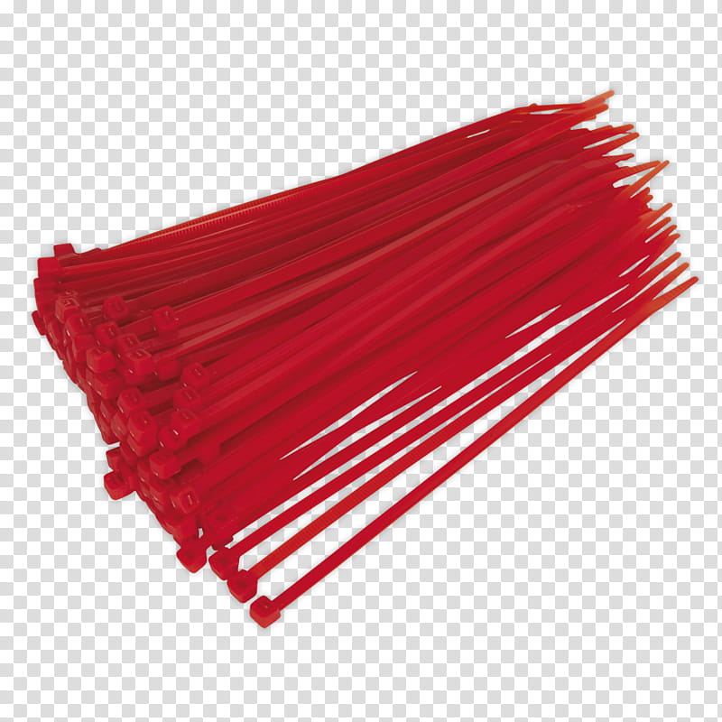 Red, Cable Tie, Electrical Cable, Wire, Hookandloop Fasteners, White, Black, Line transparent background PNG clipart
