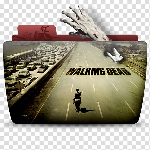 TV Folder Icons ColorFlow Set , The Walking Dead , The Walking Dead transparent background PNG clipart