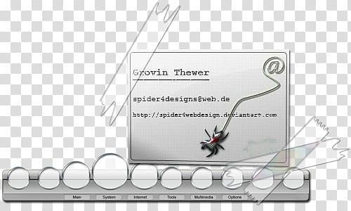 TabbedDock   FINAL f AveDesk, Grovin Thewer spider illlustration transparent background PNG clipart