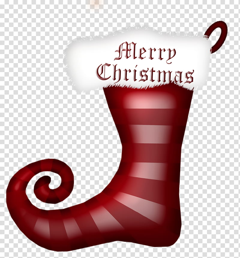 Christmas ing Christmas Socks, Christmas ing, Red transparent background PNG clipart