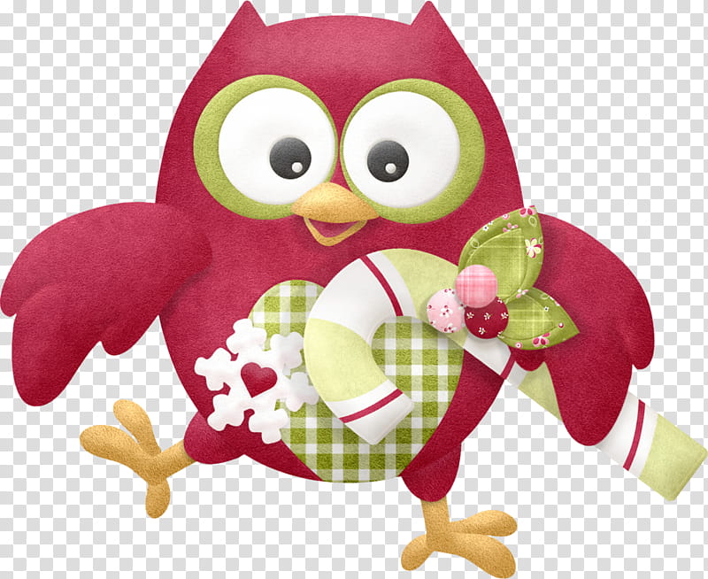 Cartoon Baby Bird, Owl, Christmas Day, Drawing, Page Layout, Stuffed Toy, Cartoon, Pink transparent background PNG clipart