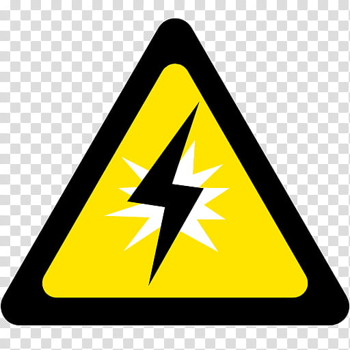 Electricity Symbol, Electrical Injury, Warning Sign, Hazard Symbol, Safety, Risk, Sticker, Fuse transparent background PNG clipart