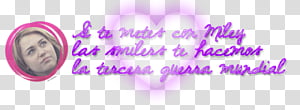 MILEY CYRUS TEXTO transparent background PNG clipart thumbnail