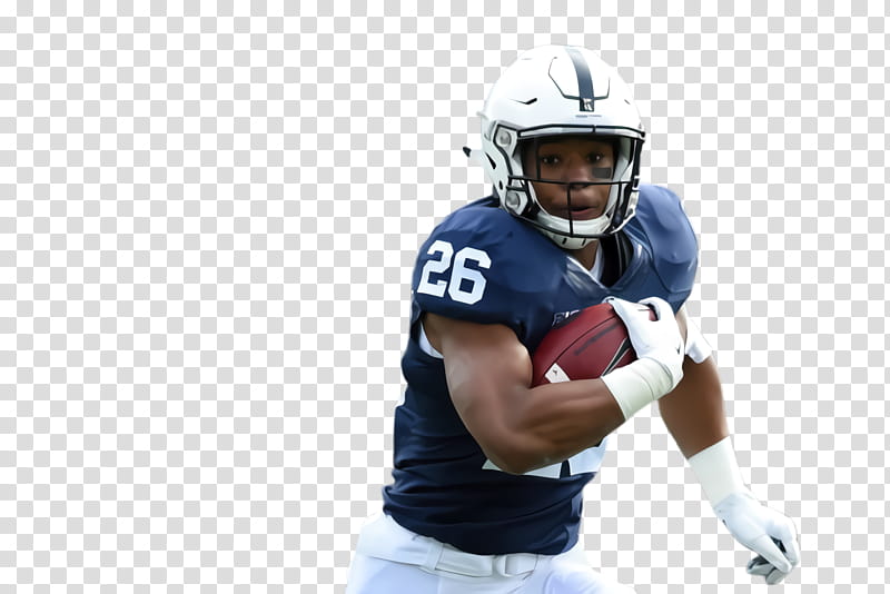 American Football, Saquon Barkley, Sport, Face Mask, 2018 Nfl Draft, Indianapolis Colts, Penn State Nittany Lions Football, Running Back transparent background PNG clipart