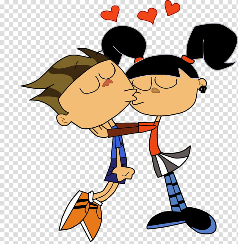 Mcgee and Gretchen kissing transparent background PNG clipart
