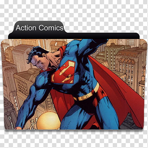 DC Comics Folder , Action Comics transparent background PNG clipart