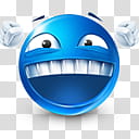 Very emotional emoticons , , blue lough emoji transparent background PNG clipart