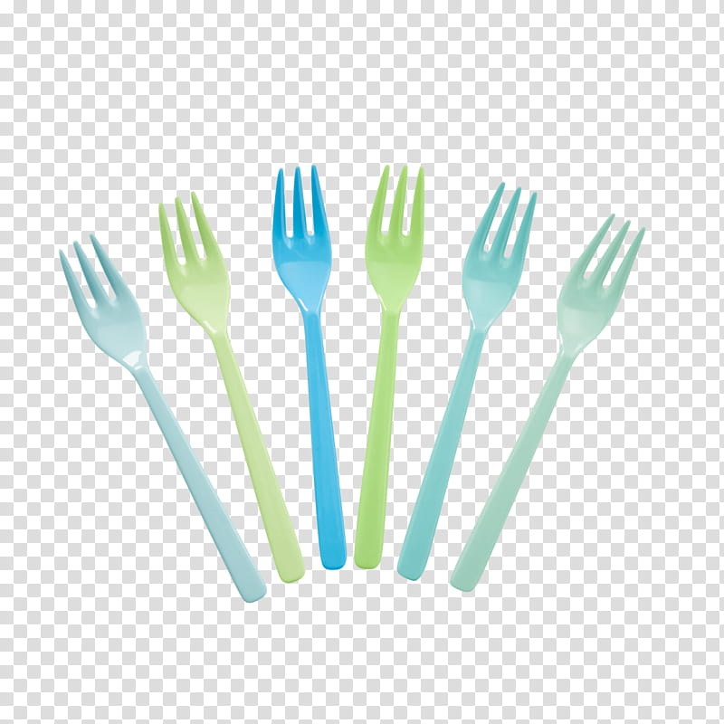 Cutlery Pastry fork Spoon Plastic, Tableware, Melamine, Teaspoon, Plate, Cup, Chopsticks, Bluegreen transparent background PNG clipart