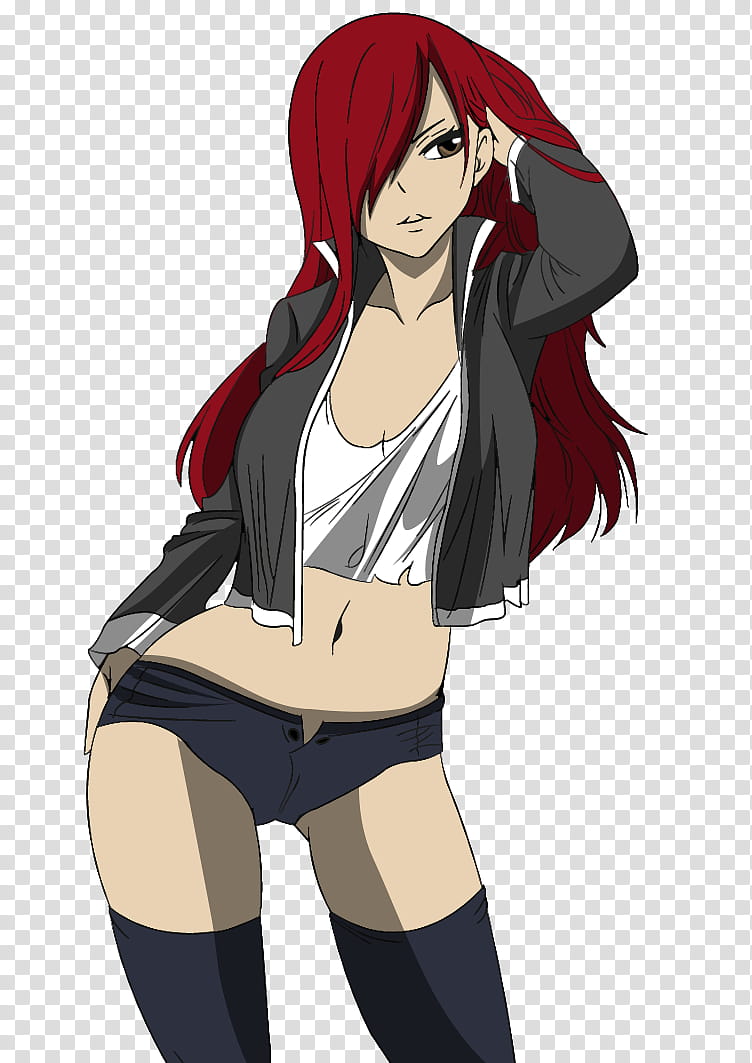 Sexy Girl, female anime character transparent background PNG clipart