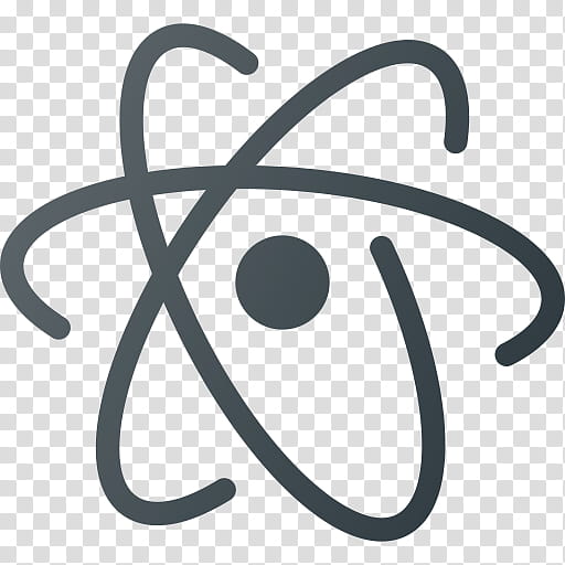 Atom Line, Text Editor, Symbol, Atomsymbol transparent background PNG clipart