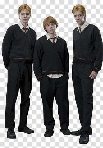 Weasley, Harry Potter Whistley brothers transparent background PNG clipart