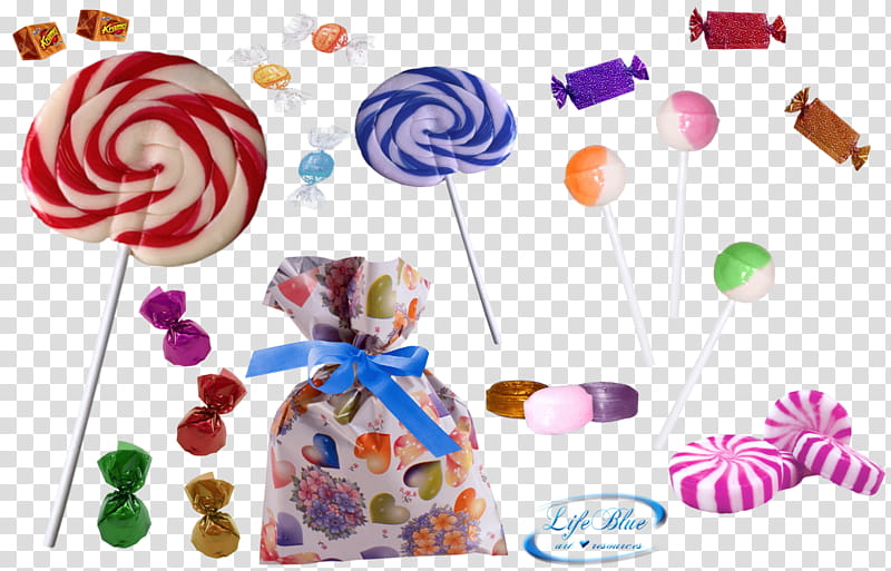 Candies, variety of assorted-color candies transparent background PNG clipart