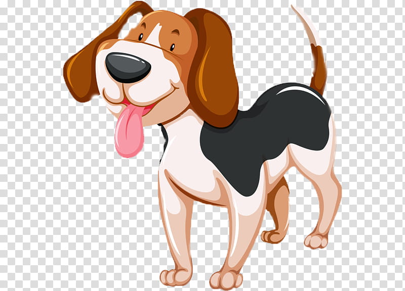 dog cartoon english foxhound beagle transparent background PNG clipart