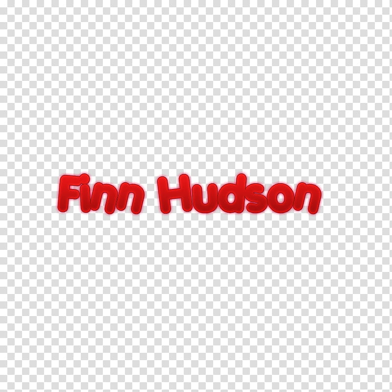 nombres personajes glee, Fin Hudson text transparent background PNG clipart