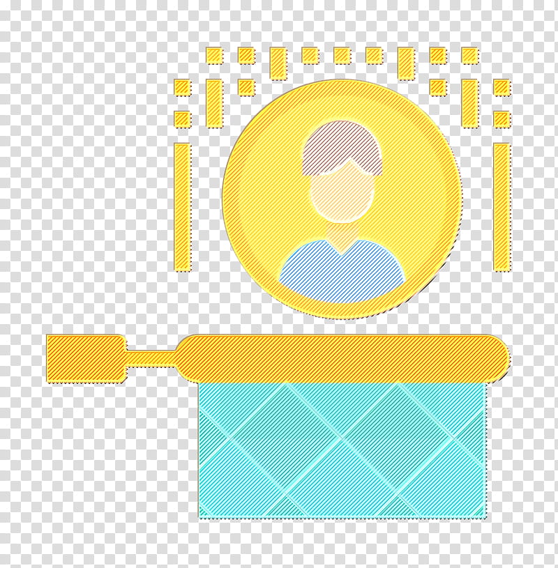 Headhunting icon Weigh up icon Management icon, Yellow, Circle, Logo transparent background PNG clipart
