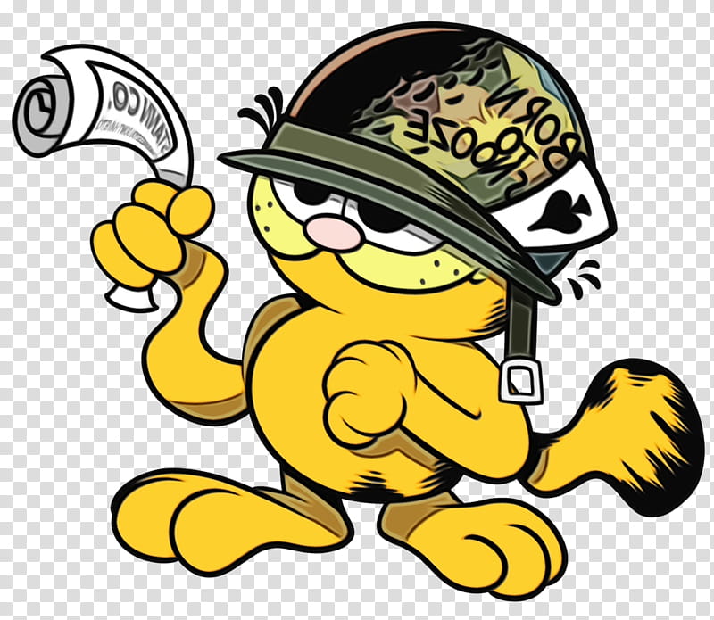 Friends, Garfield, Cartoon, Thumb Signal, Garfield And Friends, Yellow, Sticker, Pleased transparent background PNG clipart