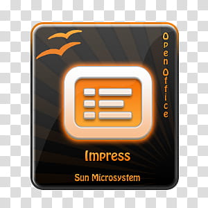 Open Office, Impress sun microsystem logo transparent background PNG clipart