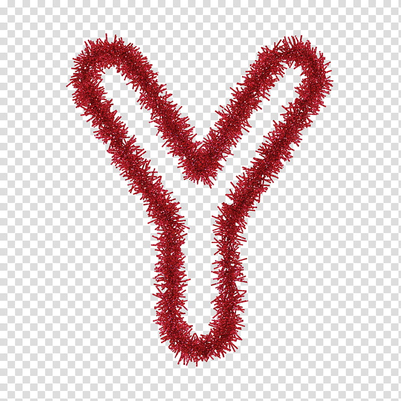 TINSEL CAPITAL LETTERS s, red letter y symbol transparent background PNG clipart