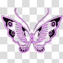 DOALR Mugen Tenshin Shinobi for XNALara XPS, pink butterfly illustration transparent background PNG clipart