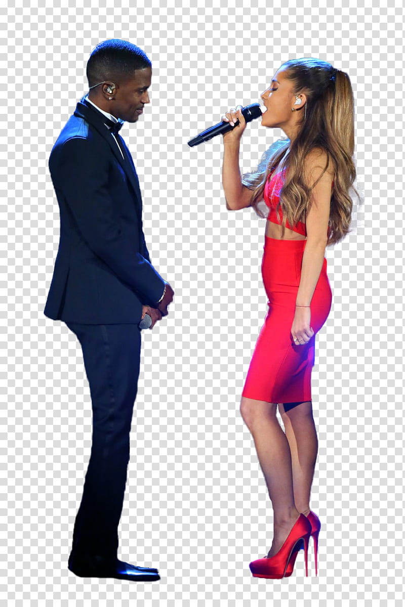 Ariana Grande and Big Sean transparent background PNG clipart