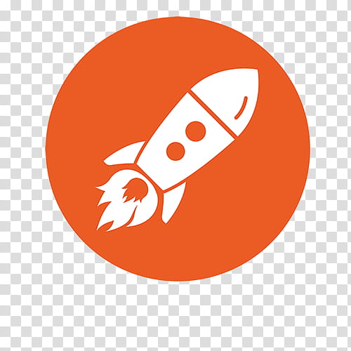 Cartoon Rocket, Startup Company, Lean Startup, Business, Sign, Label, Orange, Line transparent background PNG clipart
