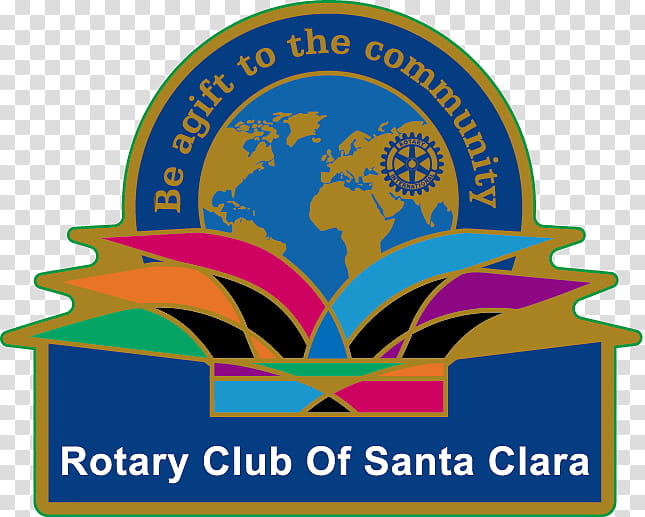 Rotary Logo, Rotary International, San Jose, Service Club, Poliomyelitis Eradication, Santa Clara, California, Text transparent background PNG clipart