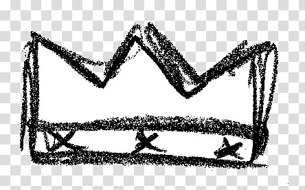 , white and black crown transparent background PNG clipart