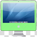 iMac mini, green iMac icon transparent background PNG clipart