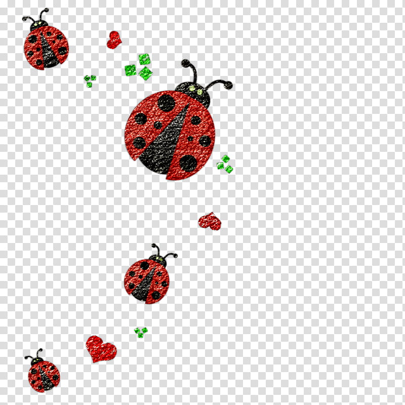 DeDecoraciones s, ladybugs with heart illustration transparent background PNG clipart