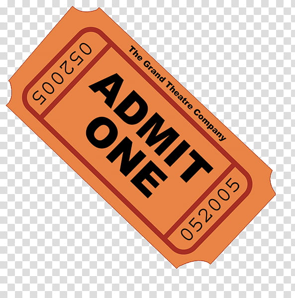 Tickets, admit one ticket transparent background PNG clipart