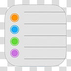 iOS  Icons, Reminders transparent background PNG clipart