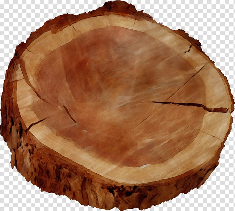 Tree stump, Watercolor, Paint, Wet Ink, Wood, Food, Plant, Trunk transparent background PNG clipart